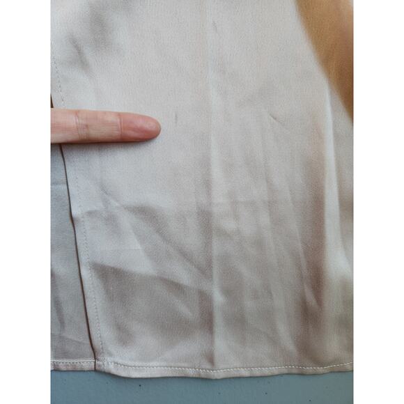 NWD Reformation Isolene Satin Maxi Dress Gown Size 8 Grand Cru #4A456 - Picture 10 of 15